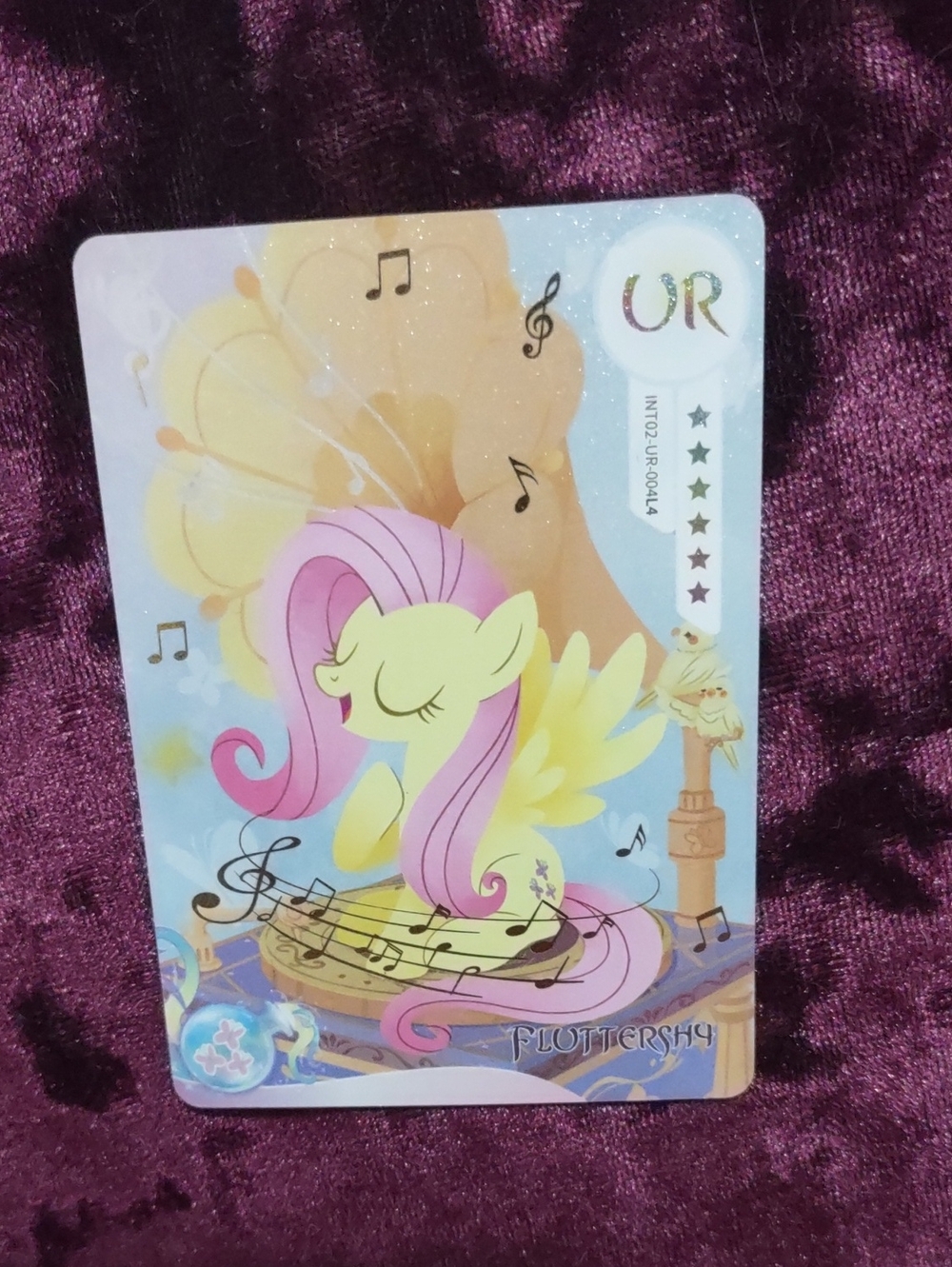 My Little Pony Fluttershy Yellow & Pink Character Card